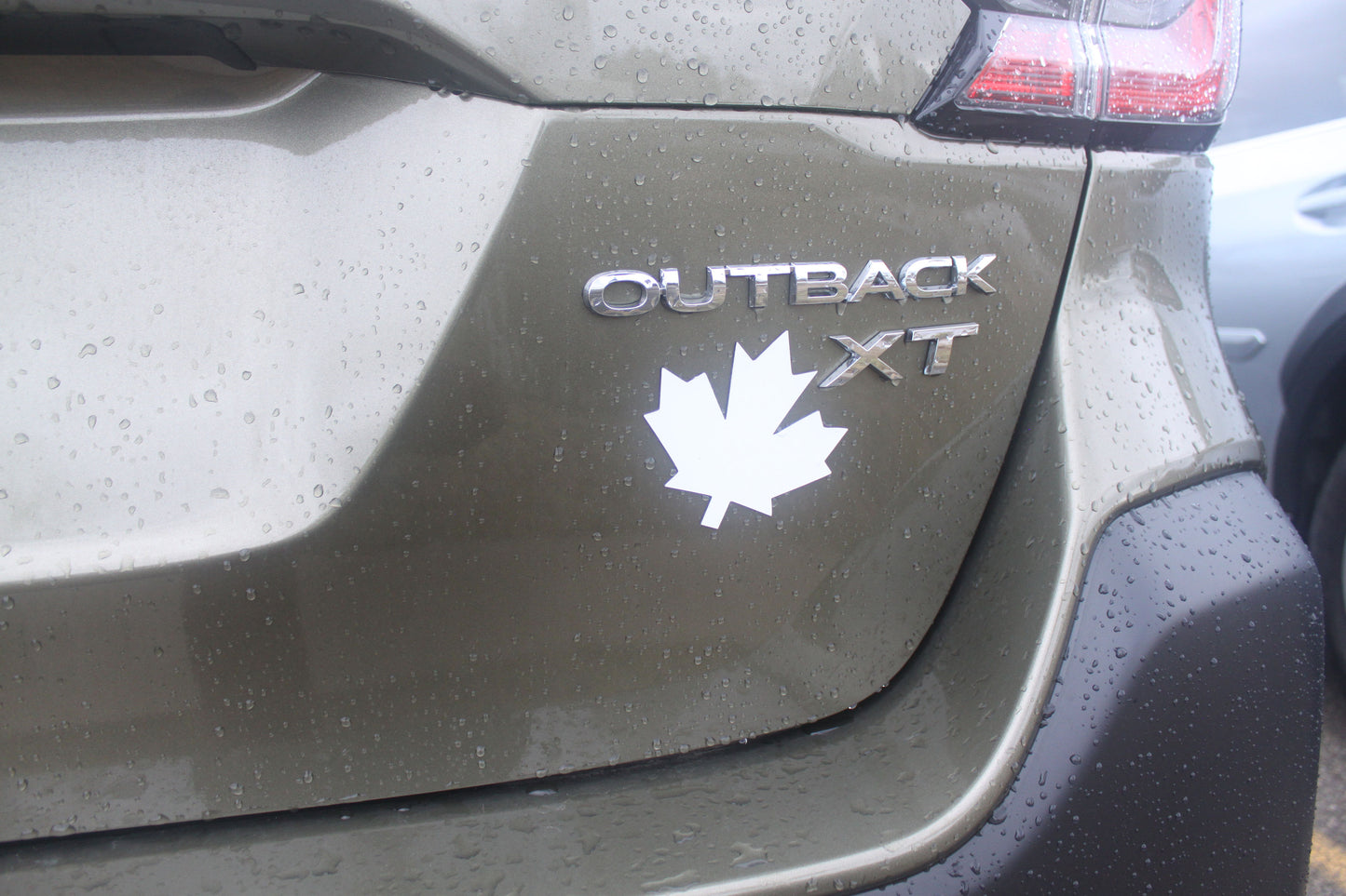 Maple Magnet Removable Car Magnet - White