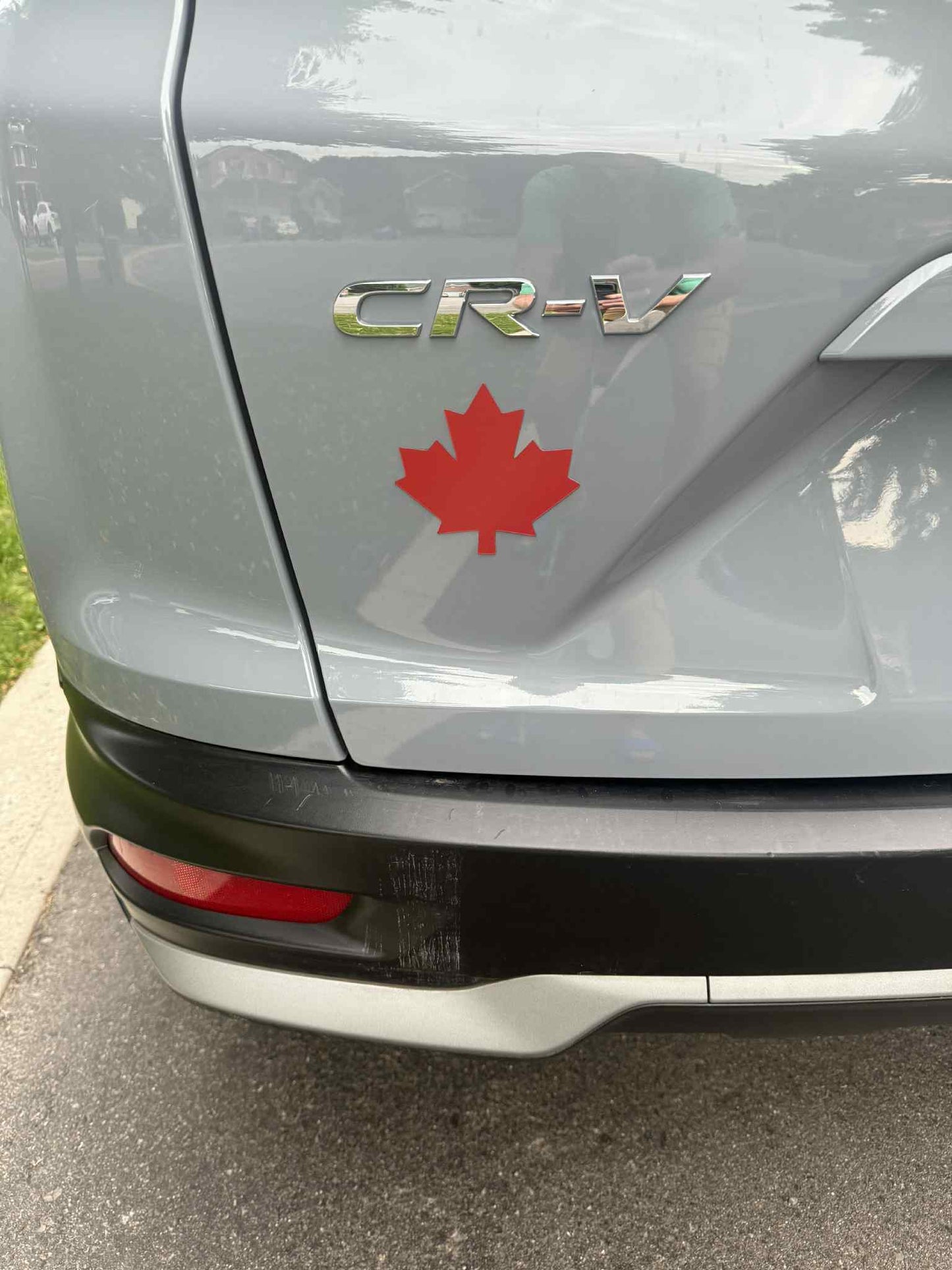 Maple Magnet Removable Car Magnet - Red