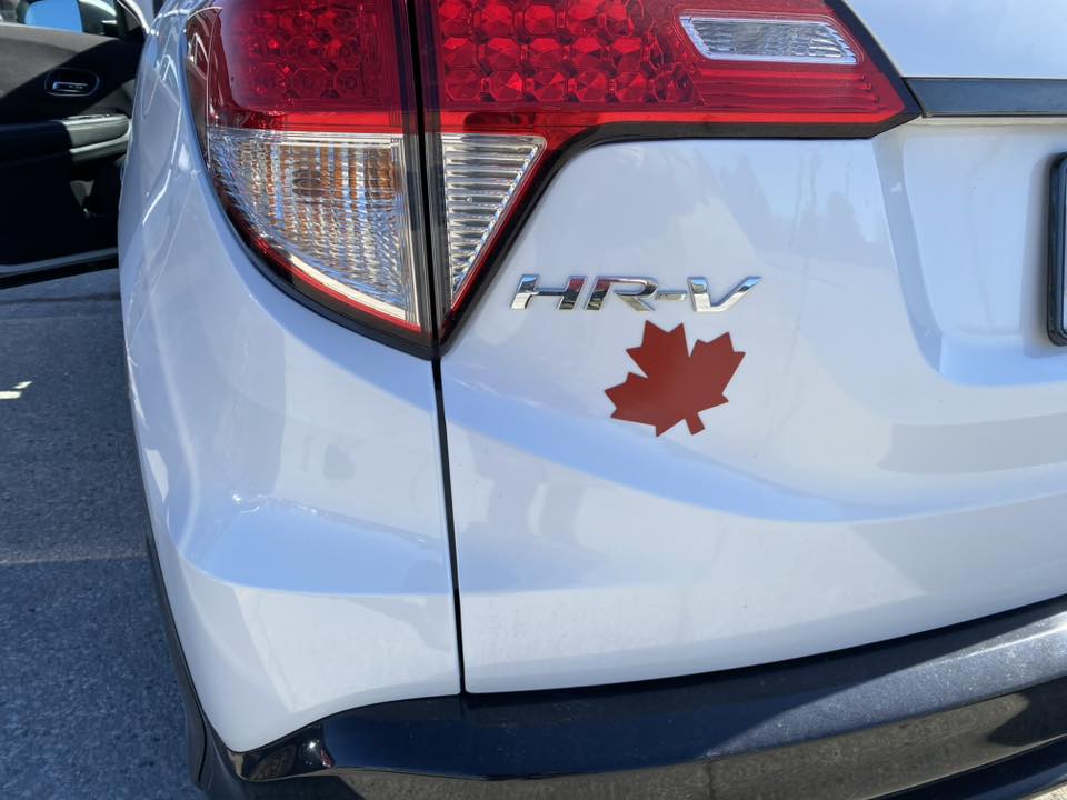 Maple Magnet Removable Car Magnet - Red