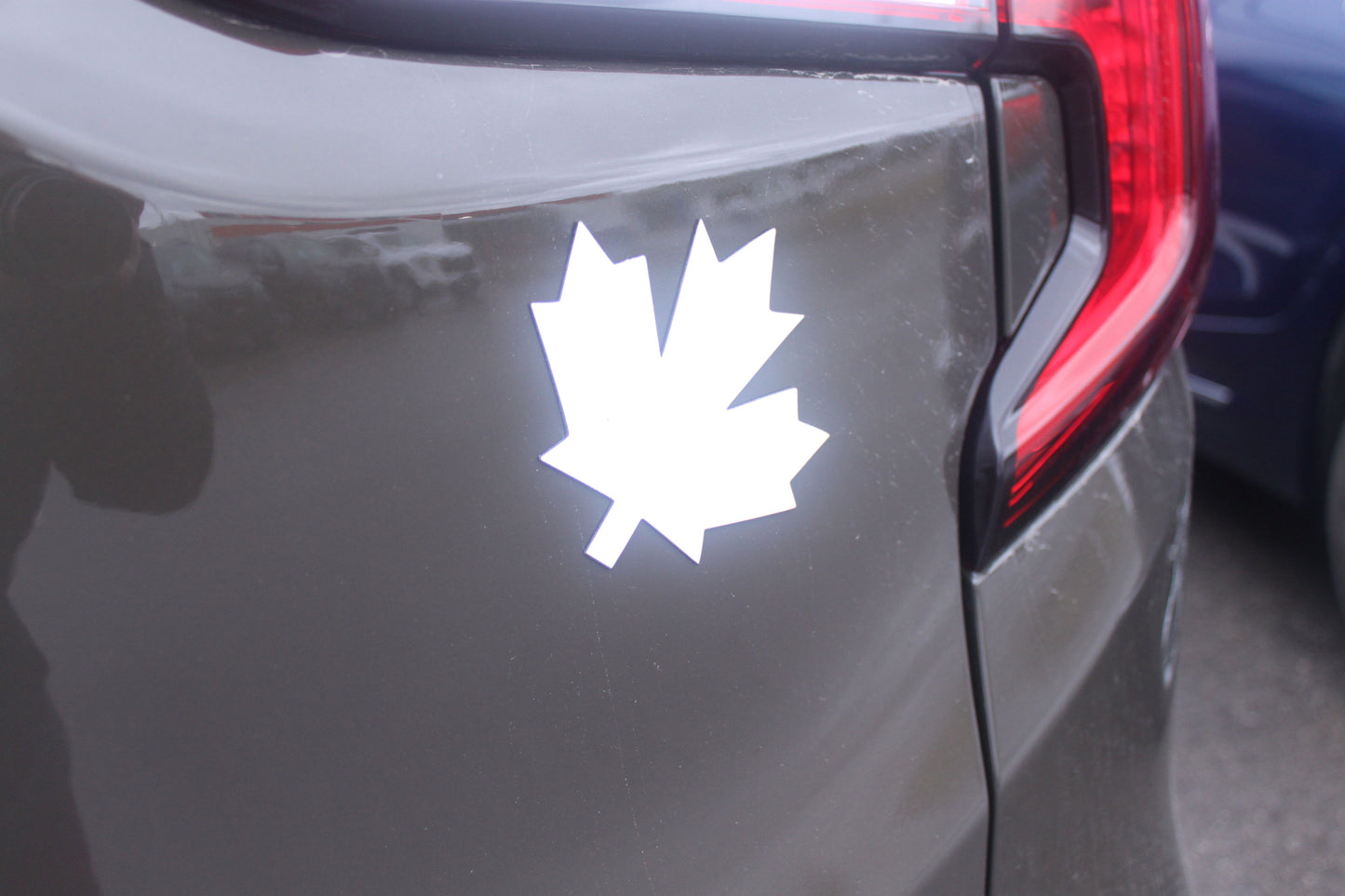 Maple Magnet Removable Car Magnet - White